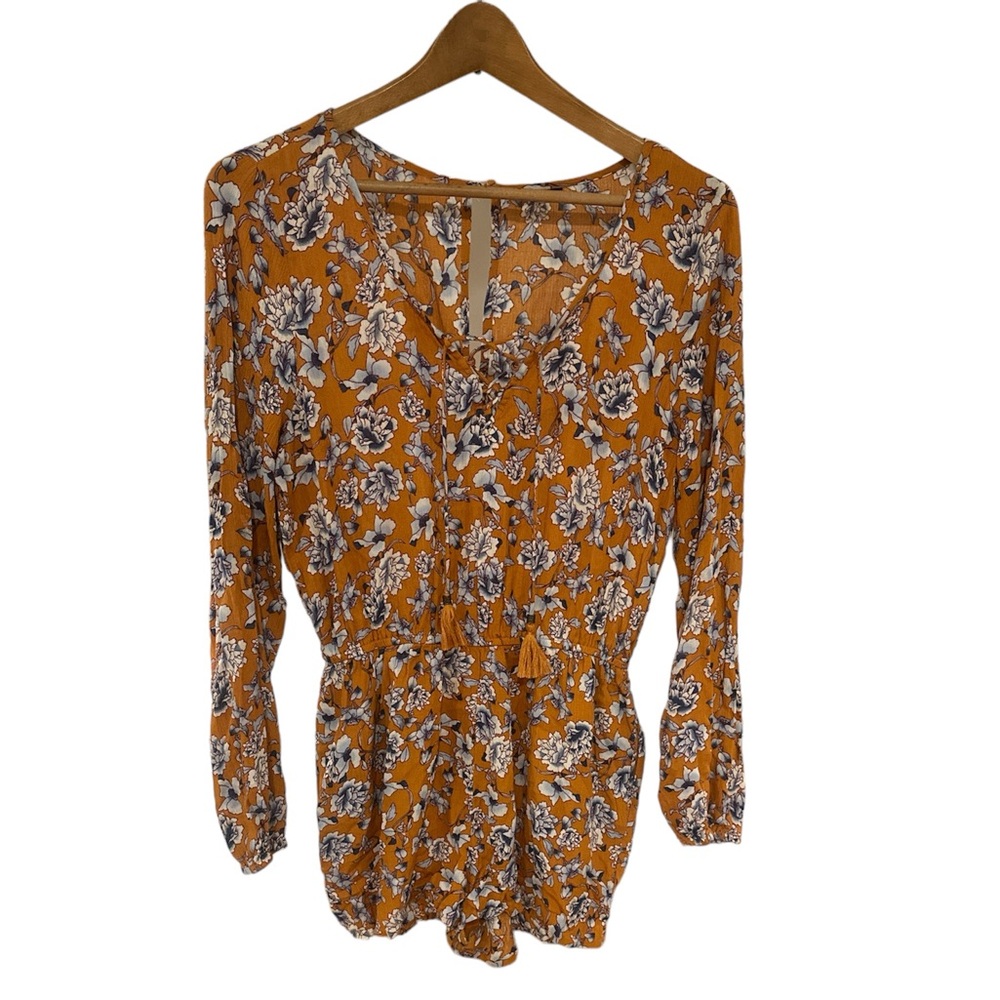 Floral Print Romper Size Small